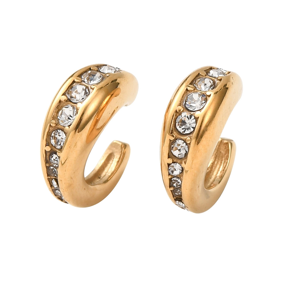 Bague d'oreille - ear cuff strass