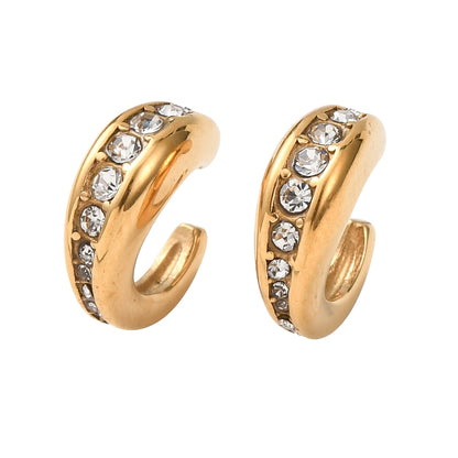 Bague d'oreille - ear cuff strass