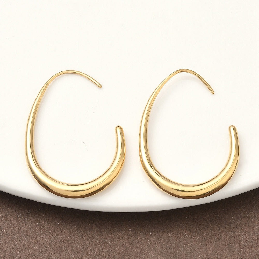 Boucle d'oreille pendante forme goutte