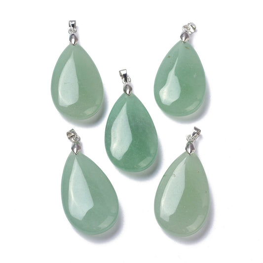 Pendentif Aventurine forme larme