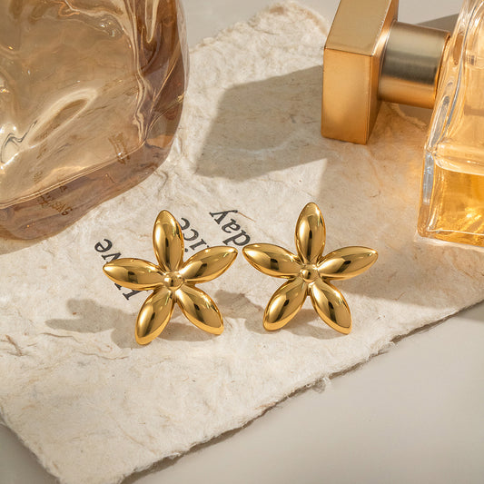 Clou d'oreille fleur