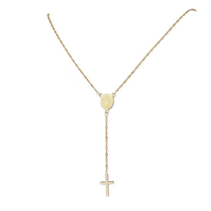 chapelet vierge en acier inoxydable