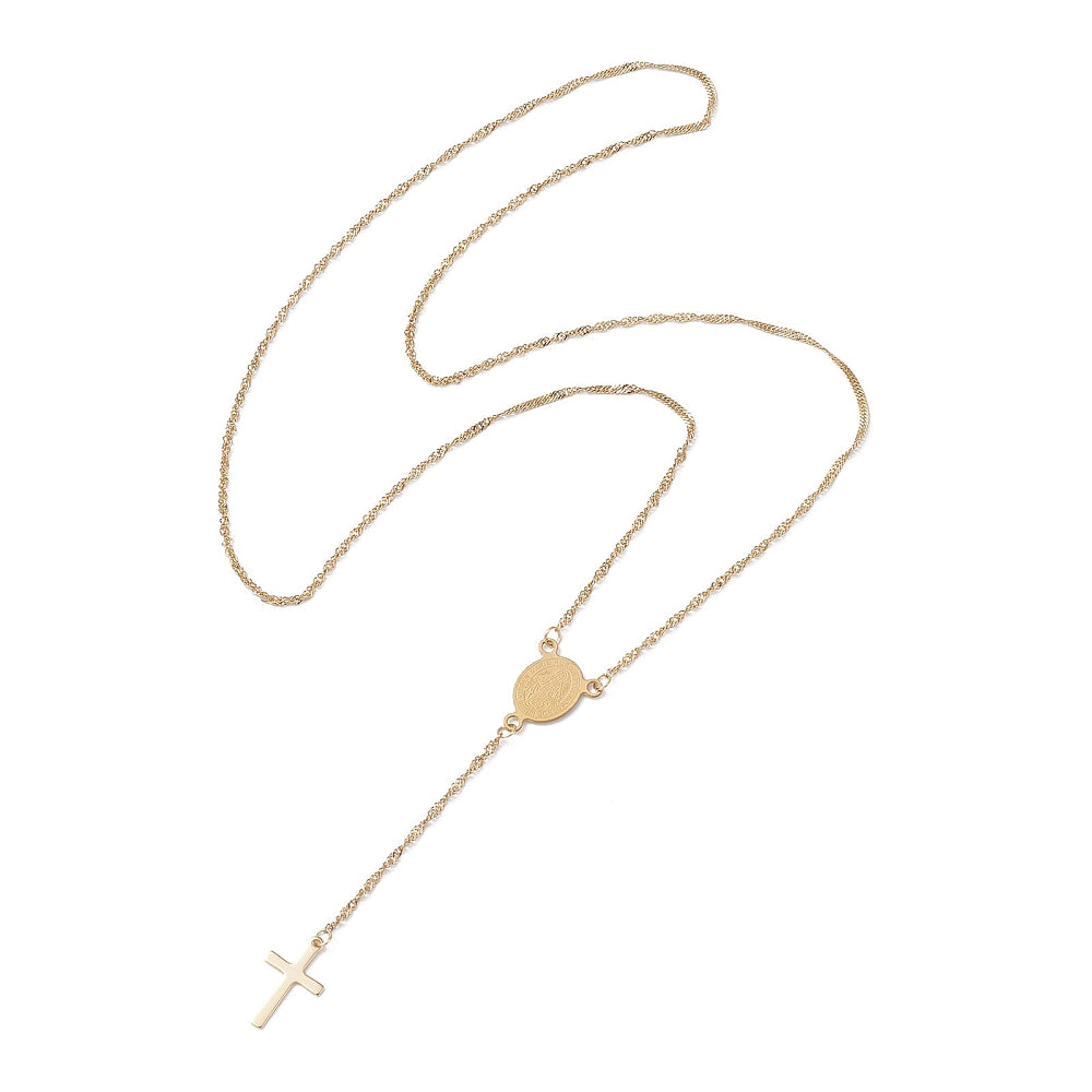 chapelet vierge en acier inoxydable