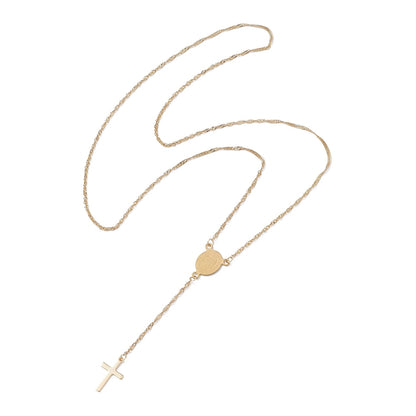 chapelet vierge en acier inoxydable