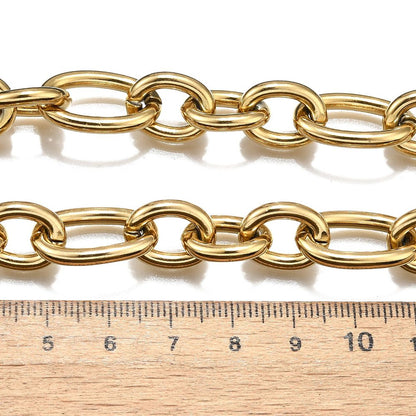 Collier acier inoxydable maille épaisse
