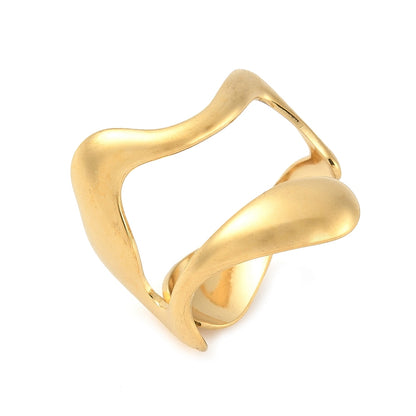 Bague vague manchette