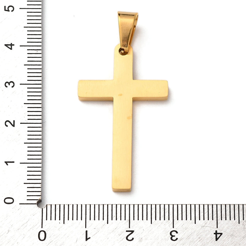 Pendentif croix texte prière
