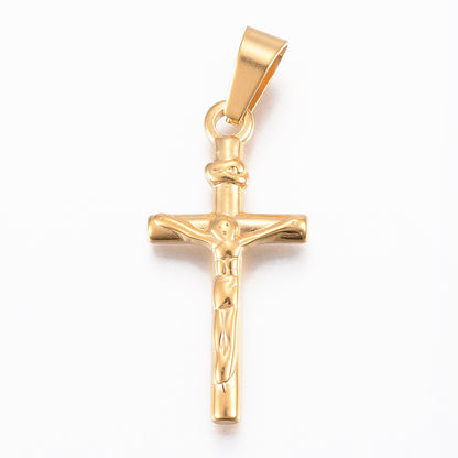 Pendentif croix design discret
