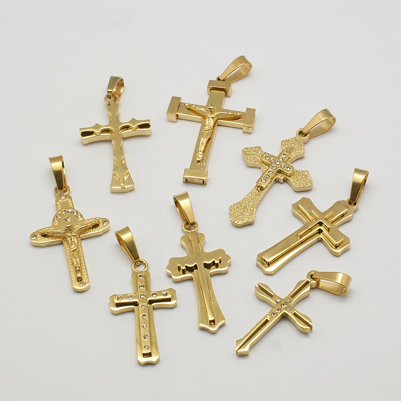 Pendentif croix  mix