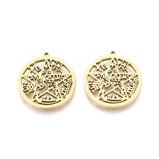 Pendentif pentacle tétragrammaton : Protection