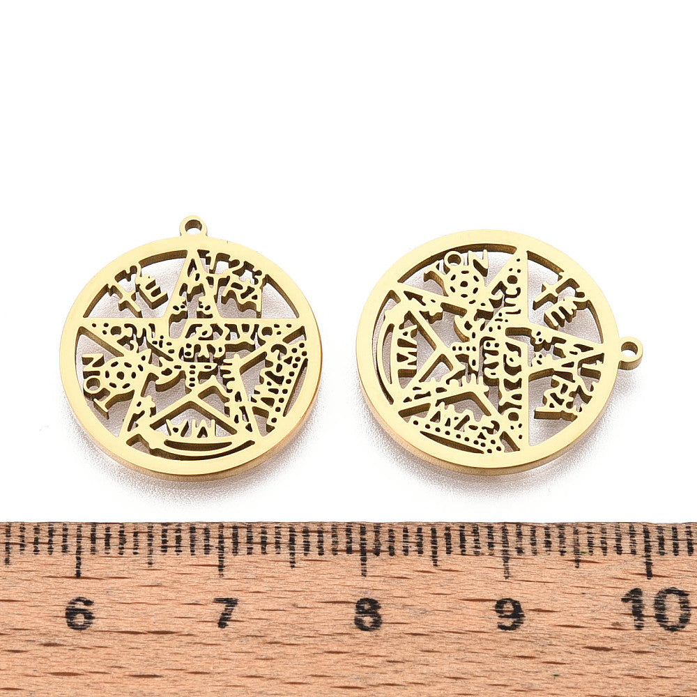 Pendentif pentacle tétragrammaton : Protection