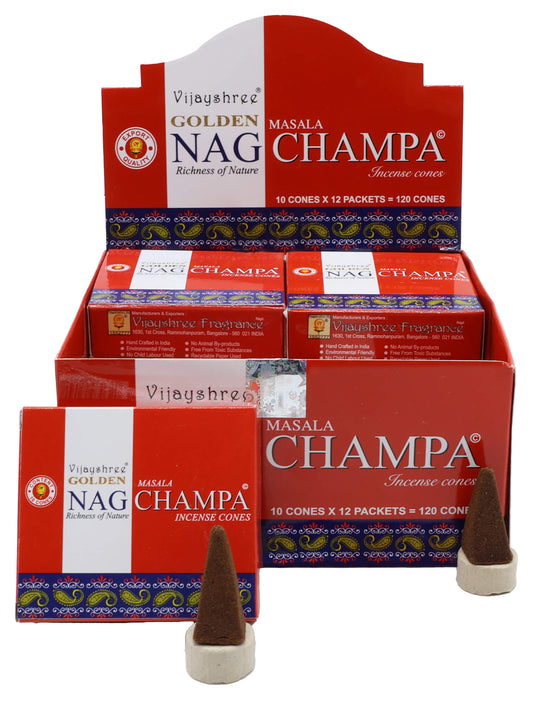 ENCENS NAG GOLDEN NAG CHAMPA CONES