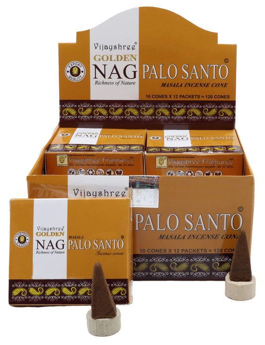 ENCENS NAG GOLDEN PALO SANTO CONES