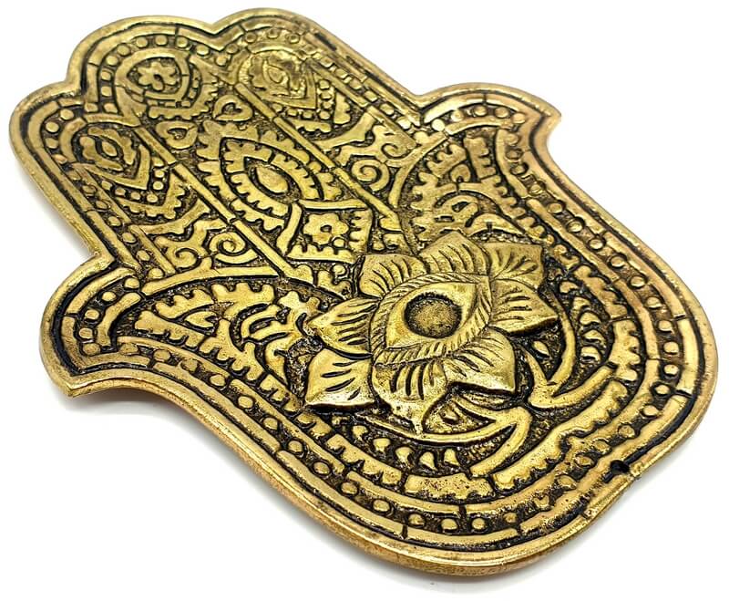 Porte-Encens métal Mains de Fatima