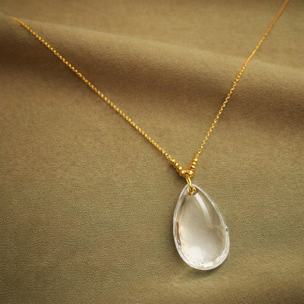 Collier pendentif - Piton des Neiges - Cristal de Roche