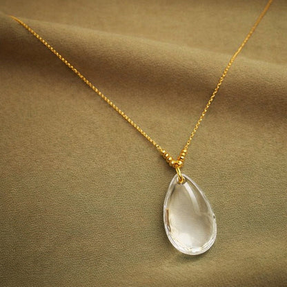 Collier pendentif - Piton des Neiges - Cristal de Roche