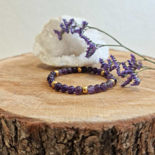 Bracelet Améthyste - Sérénité - Ava