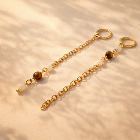 ZARLOR – Boucle d'oreille Marée - Lagon sacré