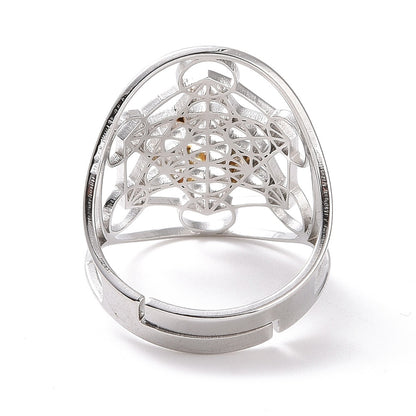 Bague métatron argent