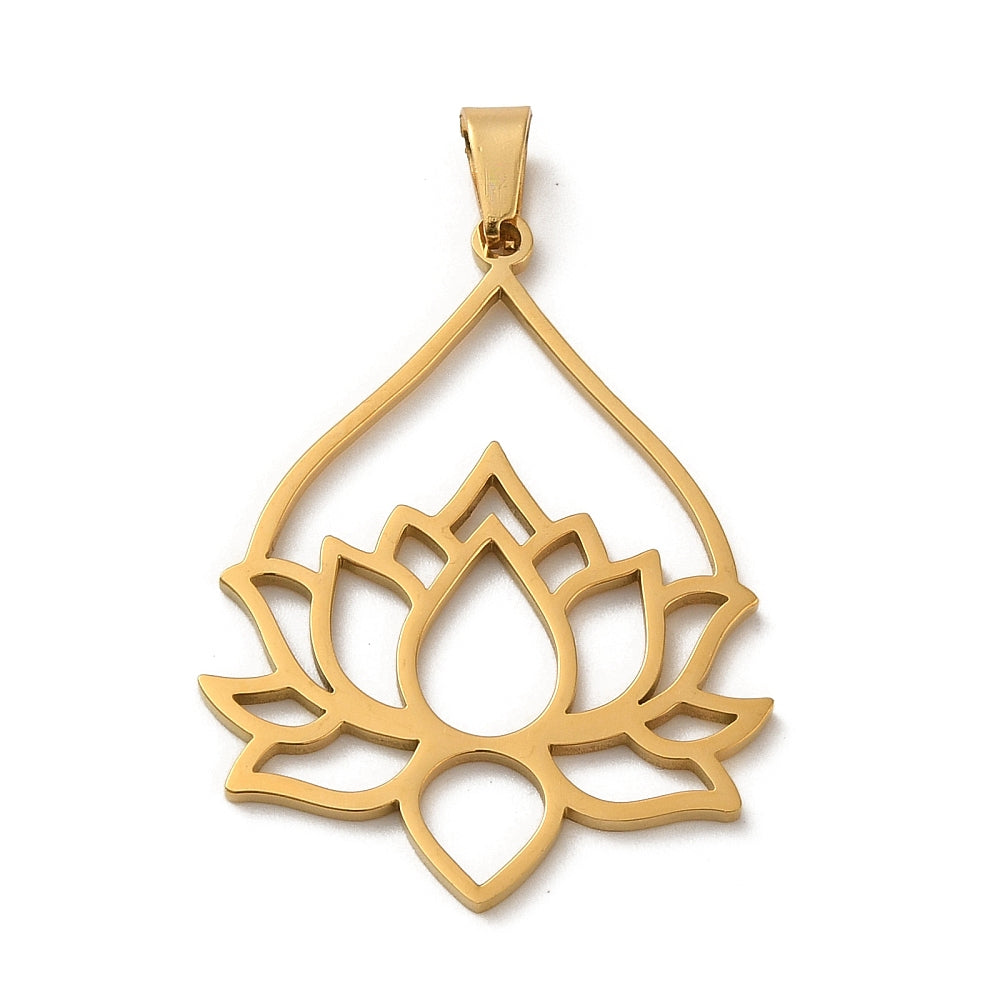 Pendentif - Lotus- chemin des oliviers