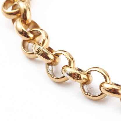 Bracelet acier inoxydable maille rolo