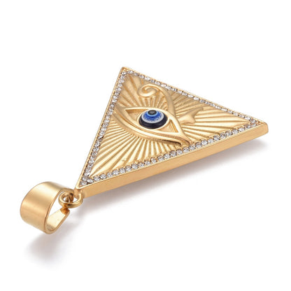 Pendentif - oeil d'horus triangle - protection