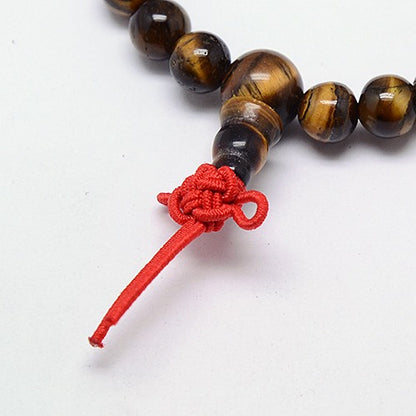 Bracelet mala en œil de tigre