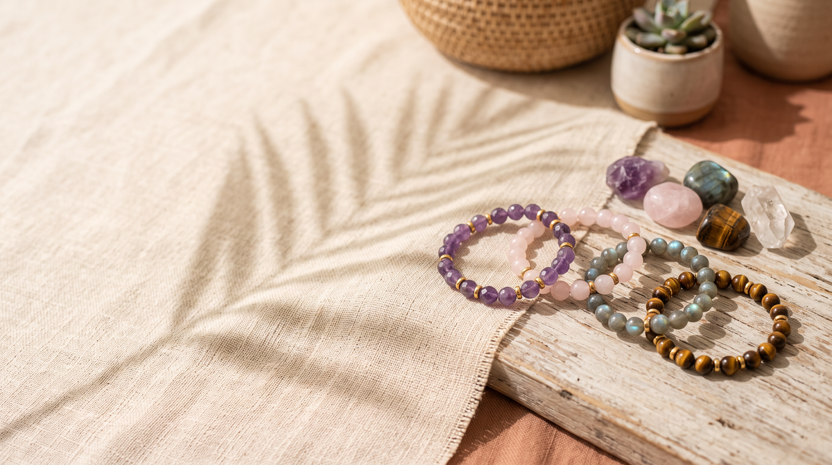 Des bijoux en pierres naturelles, créés pour vos intentions