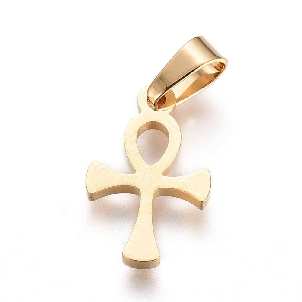 Pendentif croix de Ankh en acier inoxydable