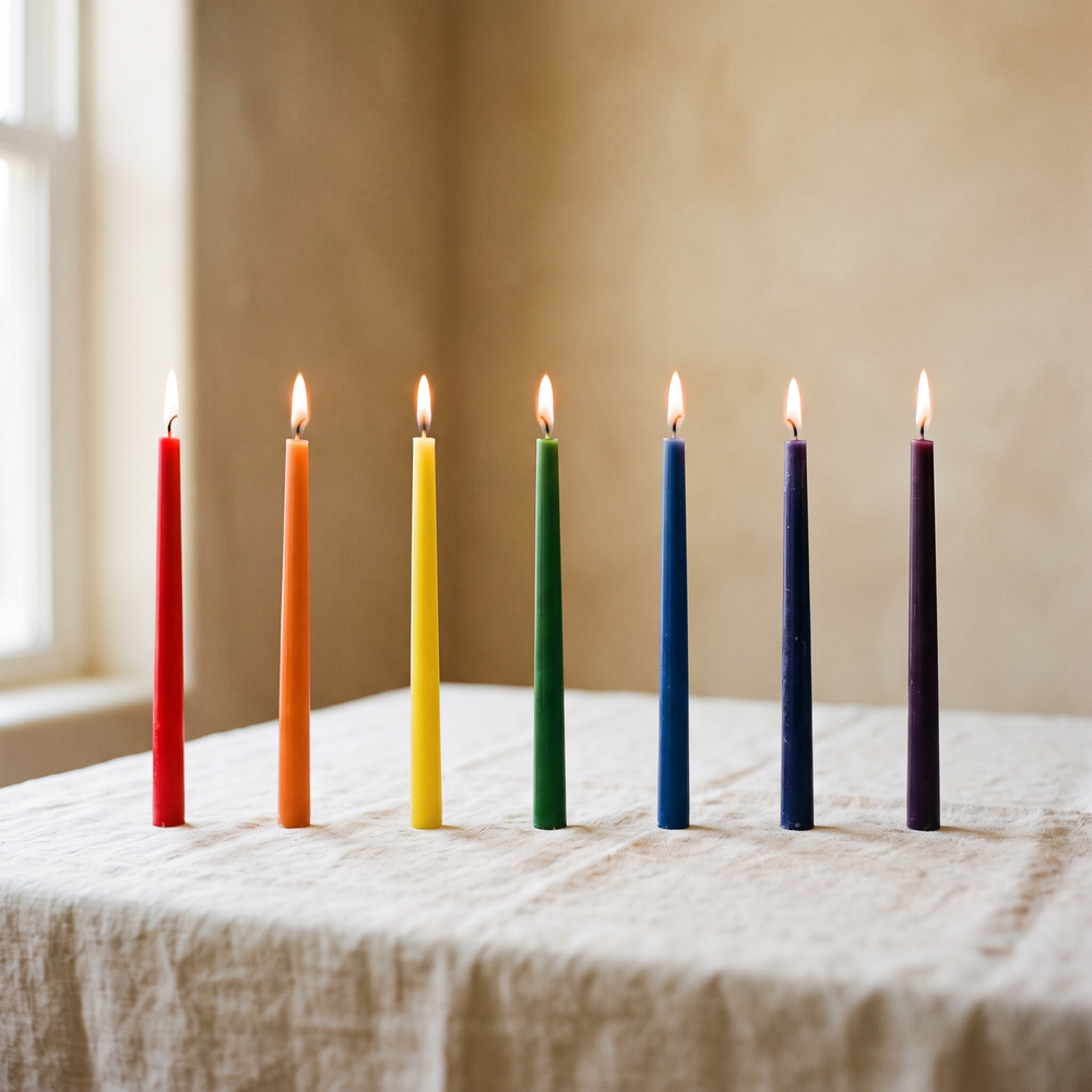 Les 7 bougies des chakras