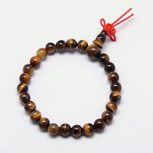 Bracelet mala en œil de tigre