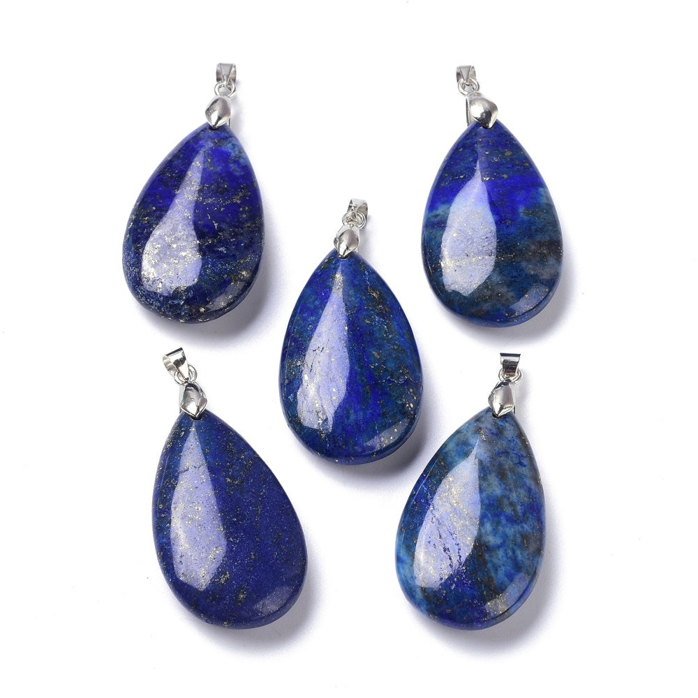 Pendentif lapis lazuli forme larme