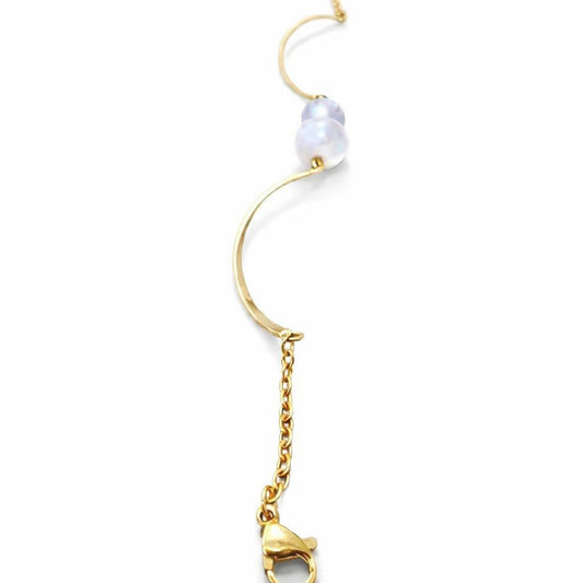 Bracelet - Grande Anse - Pierre de lune | Torsade
