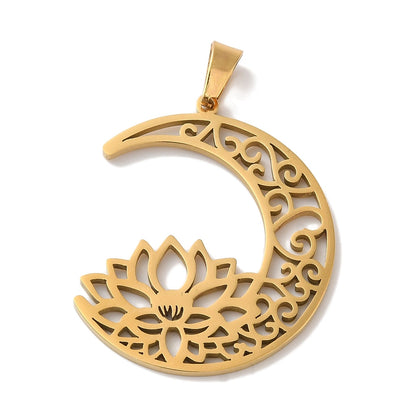 Pendentif - Lotus- lune