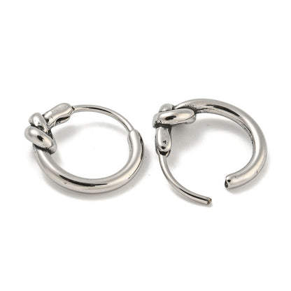 Boucle d'oreille mixte nœud vendu à l'unité