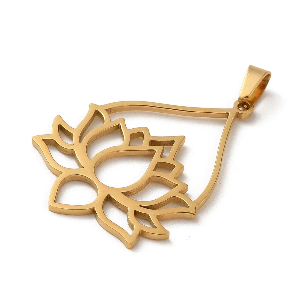 Pendentif - Lotus- chemin des oliviers