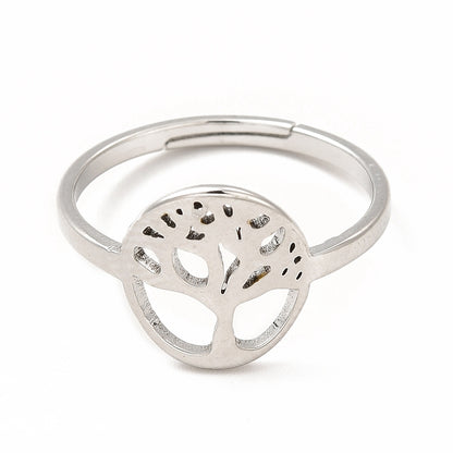 Sweet tree bague acier inoxydable