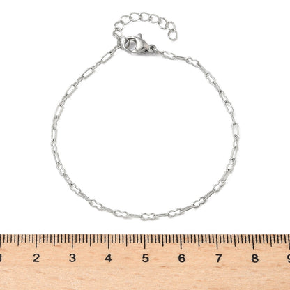 Bracelet acier inoxydable argant maille 8