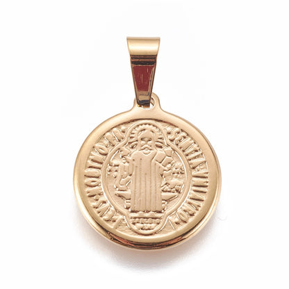 Pendentif St Benoit rond