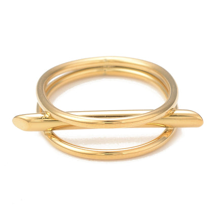 Bague tige en relief