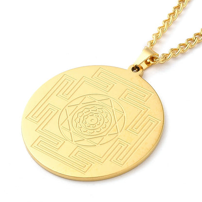 Collier sri yantra - or