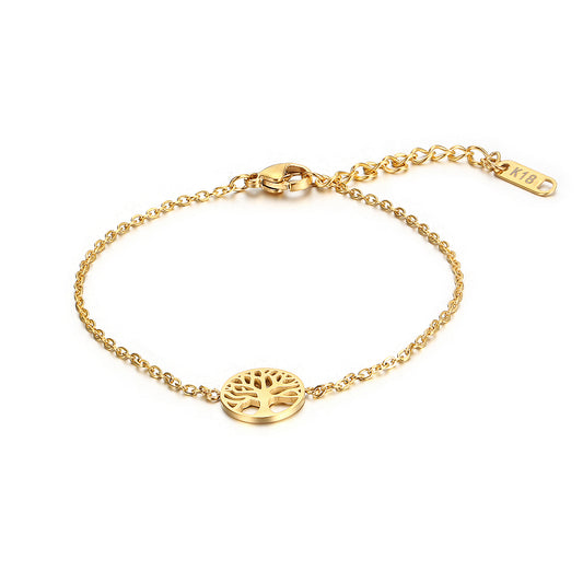 Bracelet arbre de vie chaîne fin