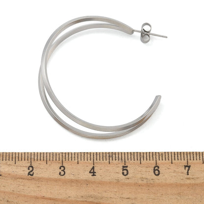Créole clou 2 rangs 41mm