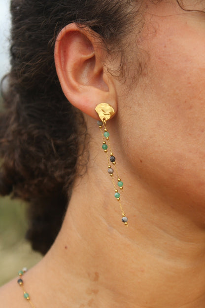 Solea - Gaia - Boucle d'oreille chainette