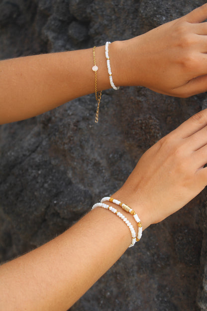 Solea - Alba - Bracelet perle de nacre