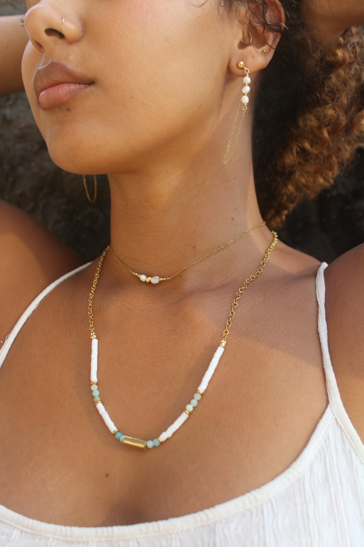 Solea - Verdea - Collier amazonite