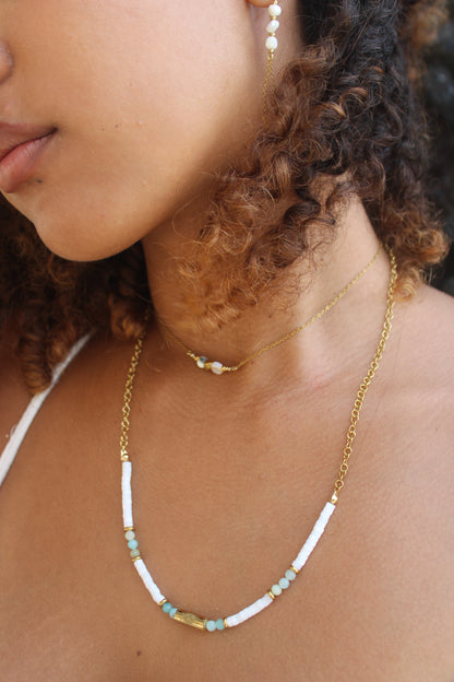 Solea - Verdea - Collier amazonite