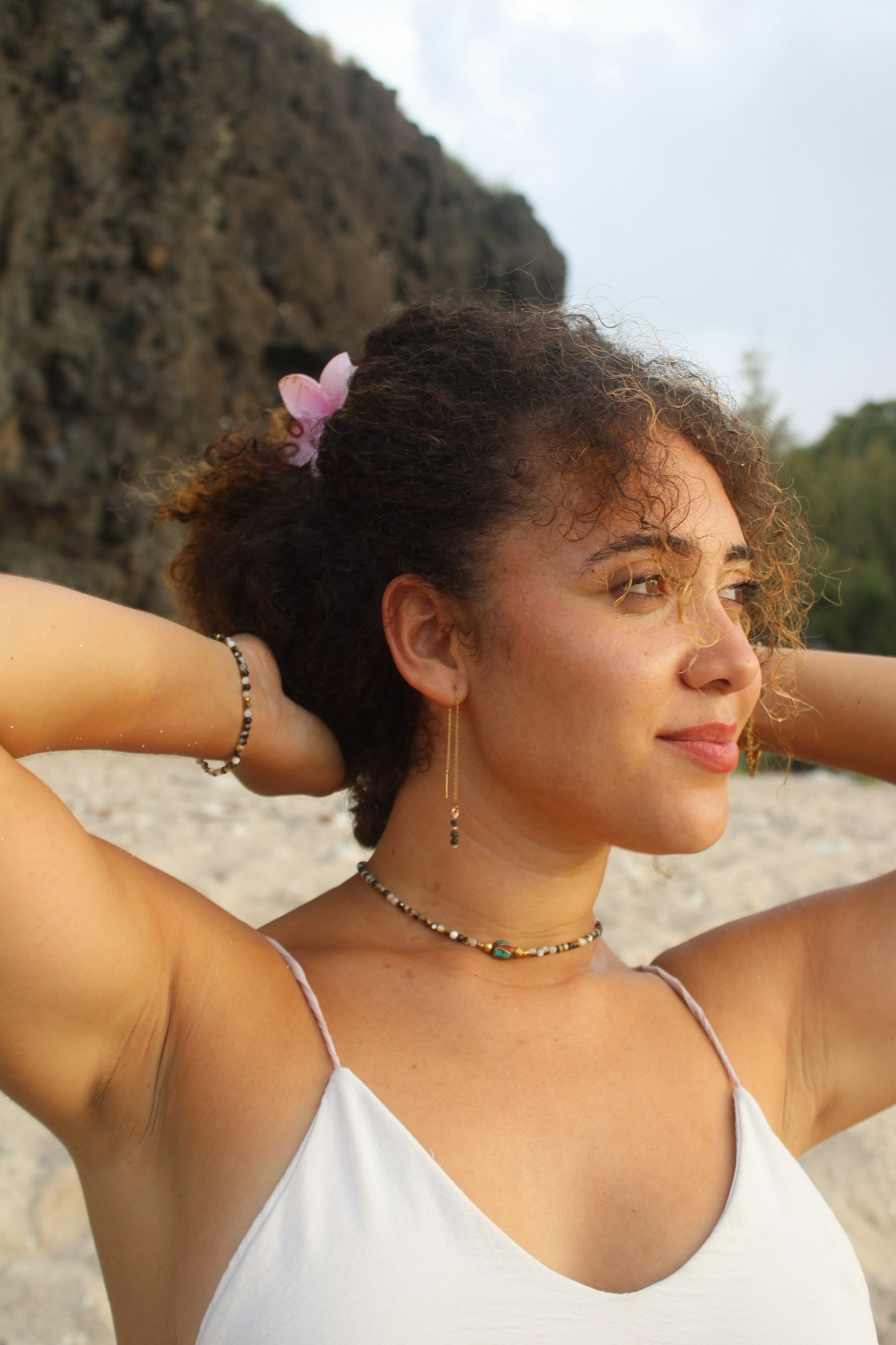 Solea - Aura - Bracelet nacre marron