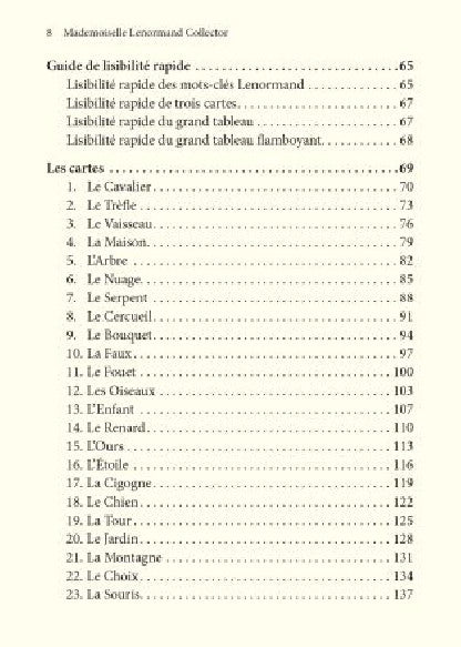 Mademoiselle Lenormand Collector
