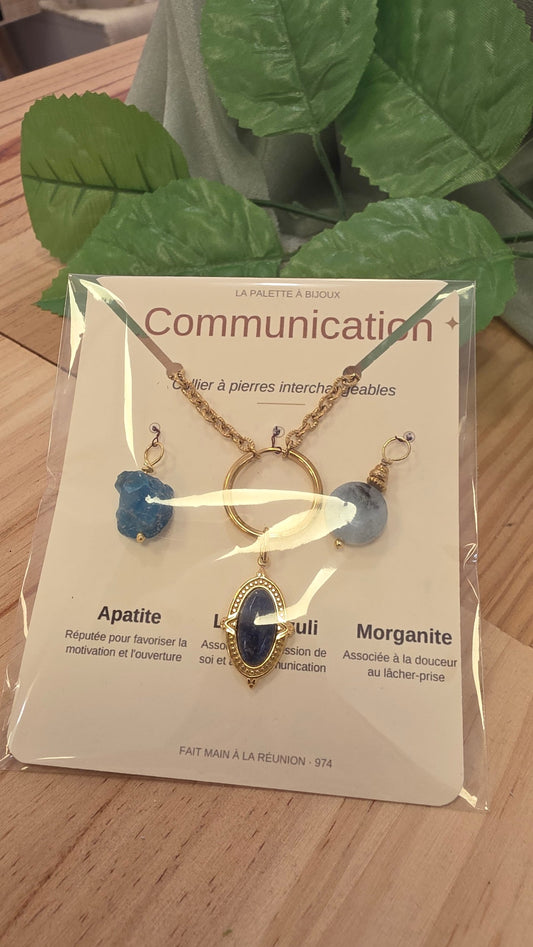 Collier interchangeable Communication – La Palette à Bijoux